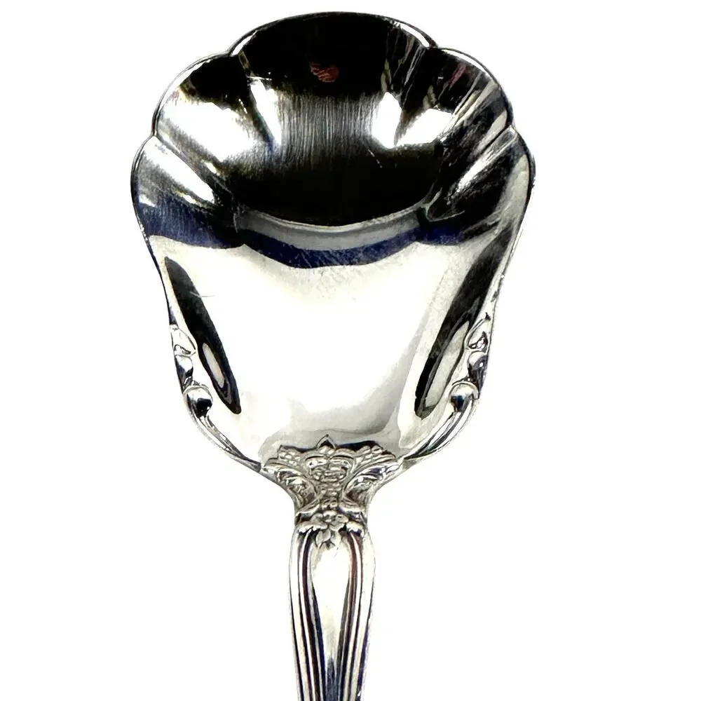 Oneida Michelangelo Cube Stainless Sugar Spoon-Excellent!